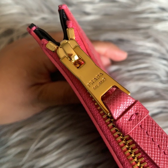 Authentic Prada Saffiano Leather Slim Pouch - Picture 8 of 15